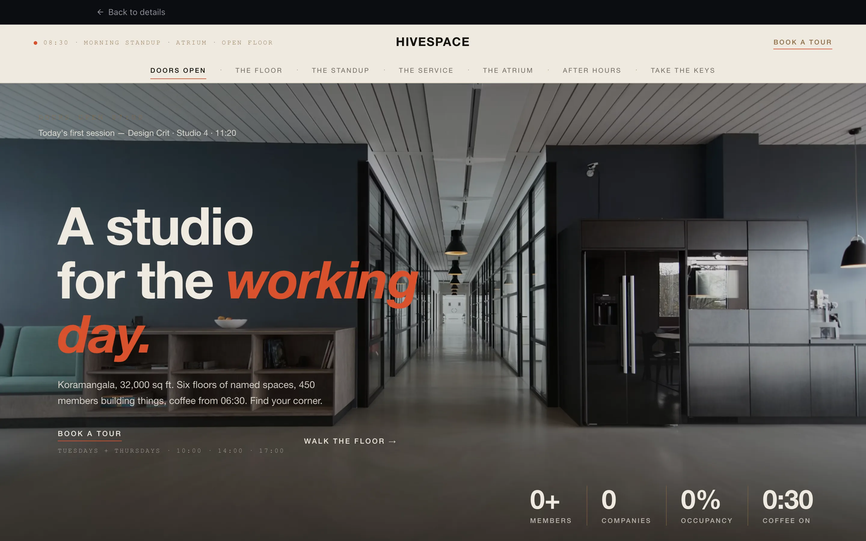 Coworking Operations System — system overview