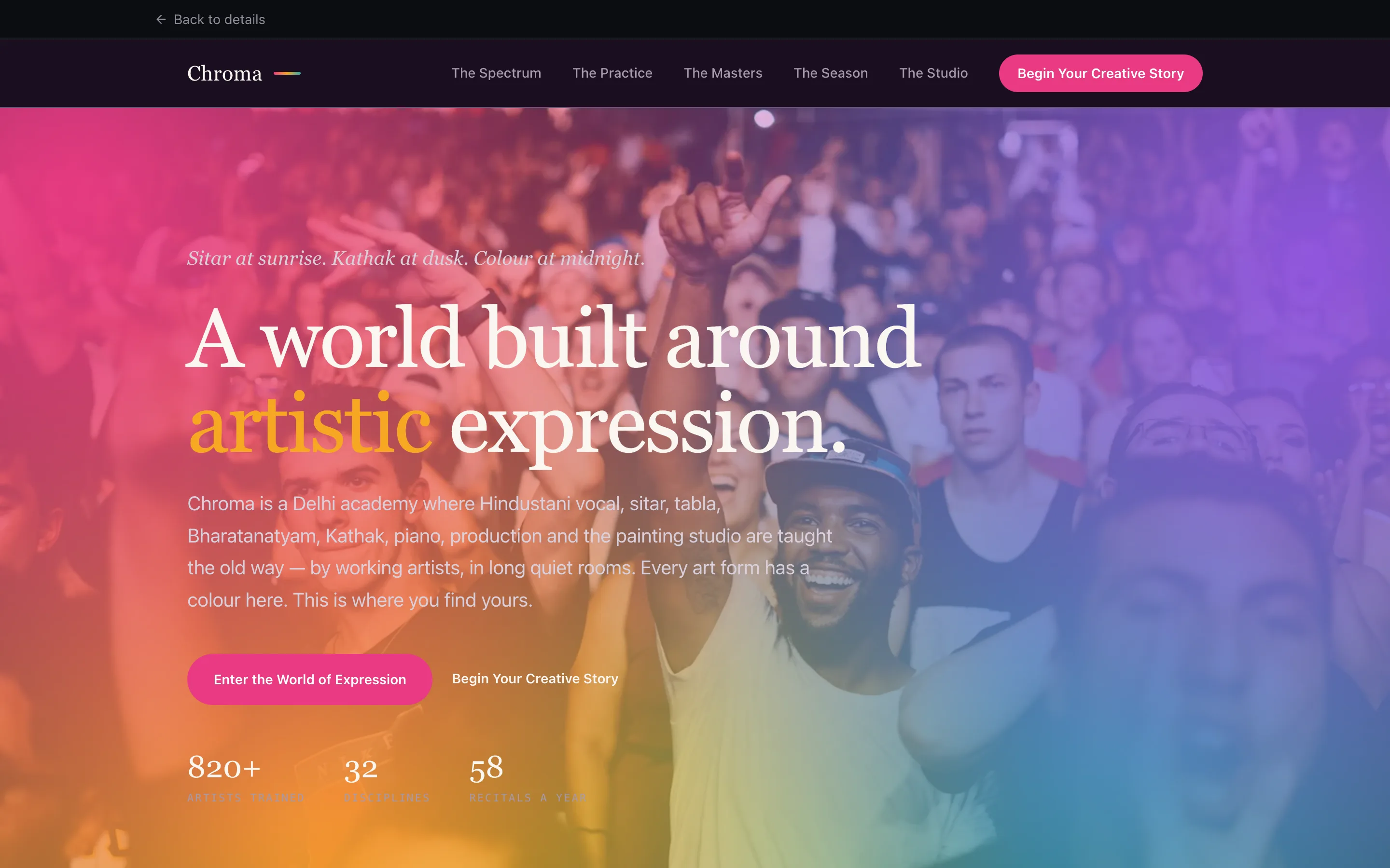 Music & Art Academies — system overview